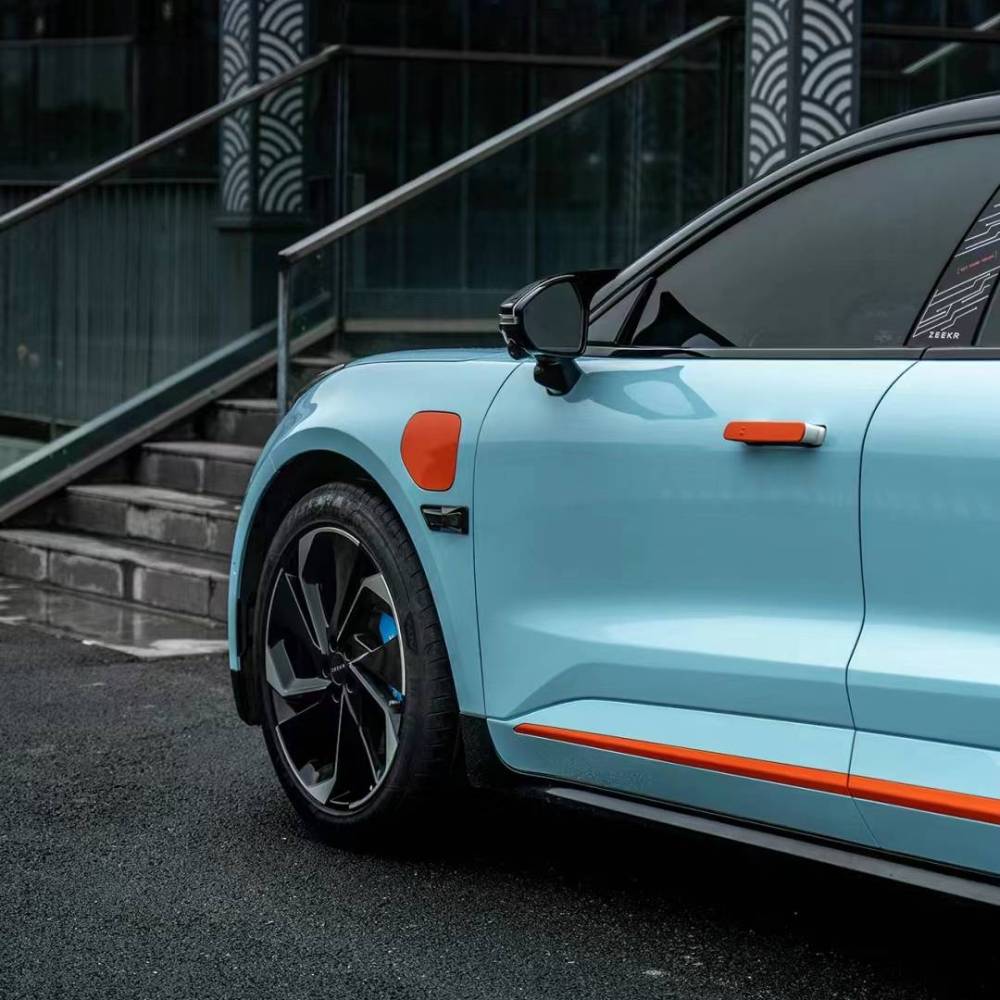 Ravoony Plus Glossy Crystal Light Blue Car Vinyl Wrap