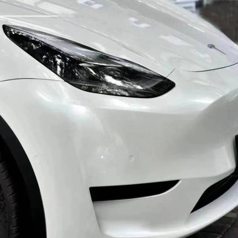  Ravoony Plus Glossy Metal Paint White Car Wrap