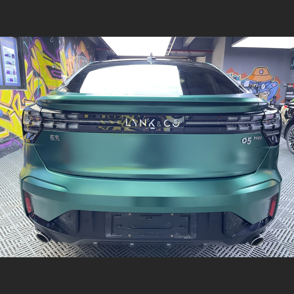 Ravoony Plus Pure Metal Emerald Green Car Wrap