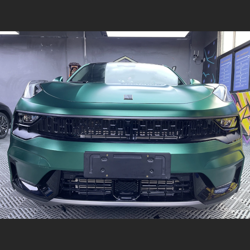 Ravoony Plus Pure Metal Emerald Green Car Wrap
