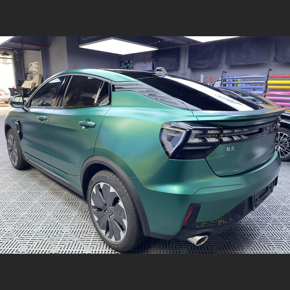 Ravoony Plus Pure Metal Emerald Green Car Wrap