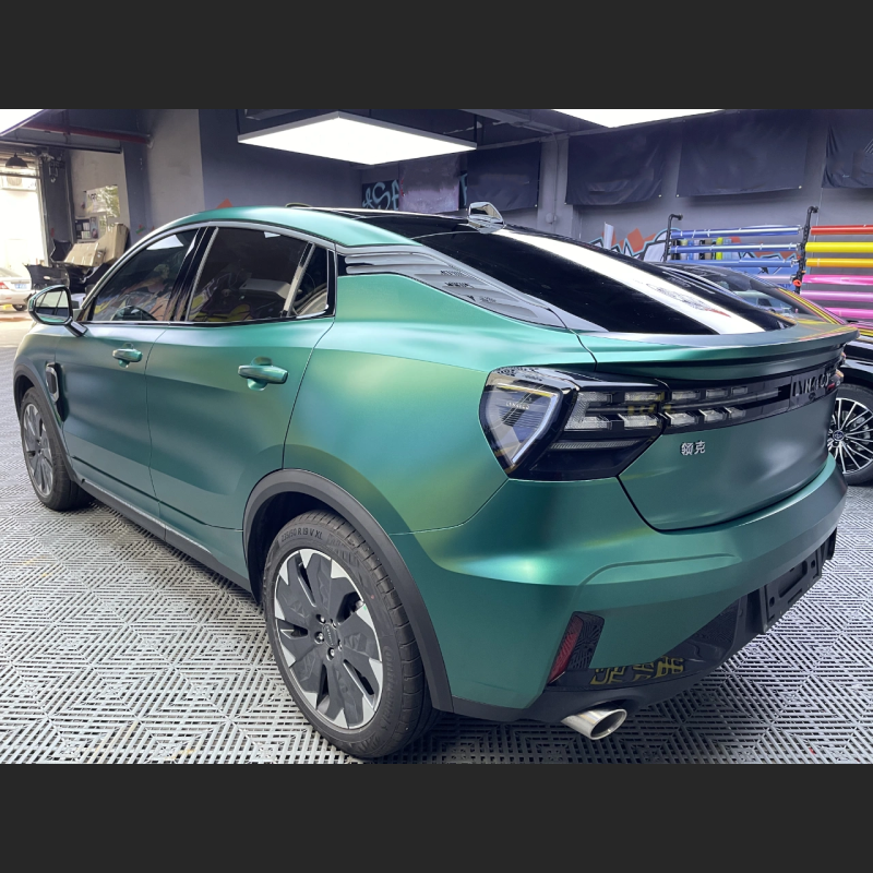 Ravoony Plus Pure Metal Emerald Green Car Wrap