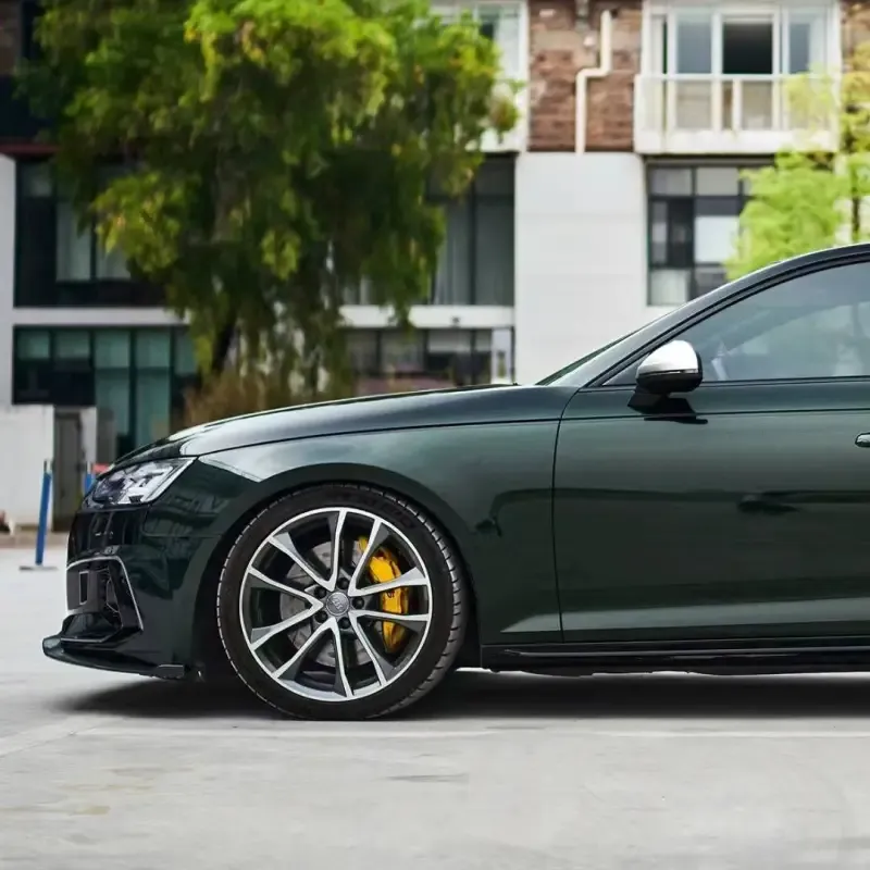 Ravoony Plus Gloss Pearlized Benz Emerald Green Car Vinyl Wrap