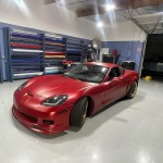 Ravoony Plus Matte Red Metallic Car Vinyl Wrap