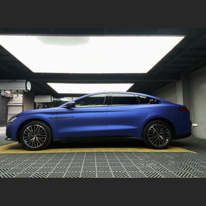 Ravoony Plus Ultra-Matte Metal Blue Car Wrap