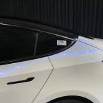 Ravoony Plus Glossy White to Blue Car Vinyl Wrap