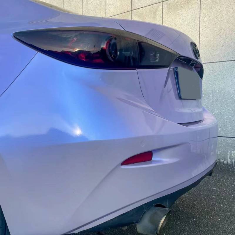 Ravoony Plus Twin Silver Purple Car Vinyl Wrap
