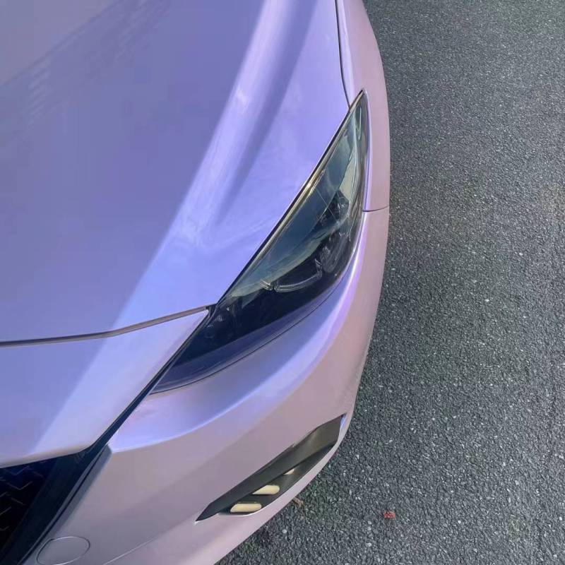 Ravoony Plus Twin Silver Purple Car Vinyl Wrap