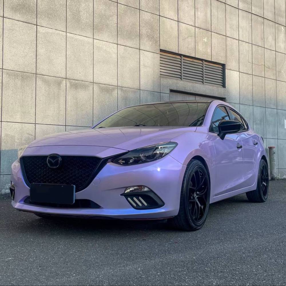 Ravoony Plus Twin Silver Purple Car Vinyl Wrap