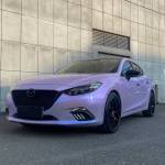 Ravoony Plus Twin Silver Purple Car Vinyl Wrap