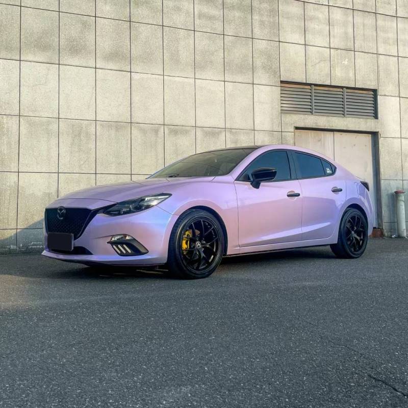 Ravoony Plus Twin Silver Purple Car Vinyl Wrap
