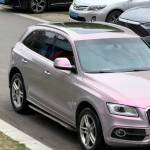 Ravoony Plus Twin Candy Grey Red Color Fliper Car Wrap Audi Q5 Wrap