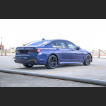 Ravoony Plus Glossy Carbon Fiber Forging Blue Vinyl Car Wrap