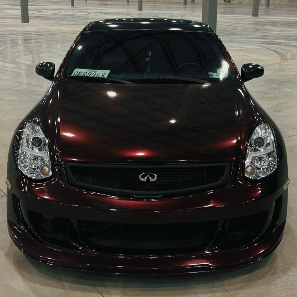 Ravoony Plus Gloss Black Rose Vinyl Wrap