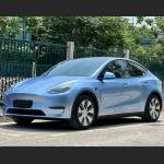 Ravoony Plus Glossy Metal Paint Mist Blue Car Wrap