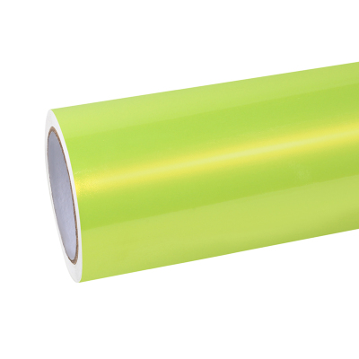 Ravoony Plus Matte Pure Metal Fluorescent Yellow Car Wrap 01