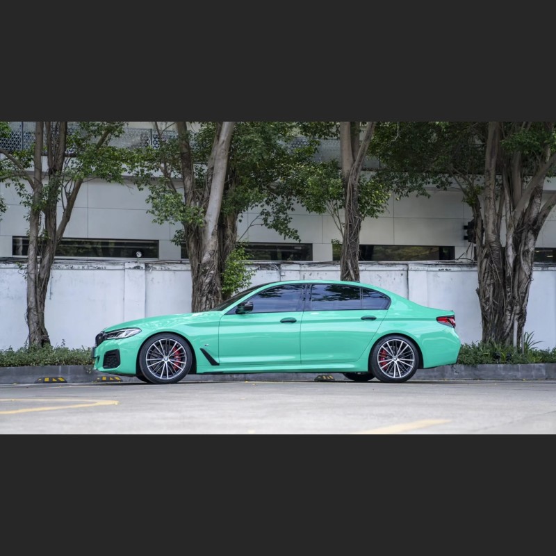 Ravoony Plus Glossy Porsche Mint Green Car Wrap