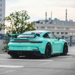 Ravoony Plus Glossy Porsche Mint Green Car Wrap