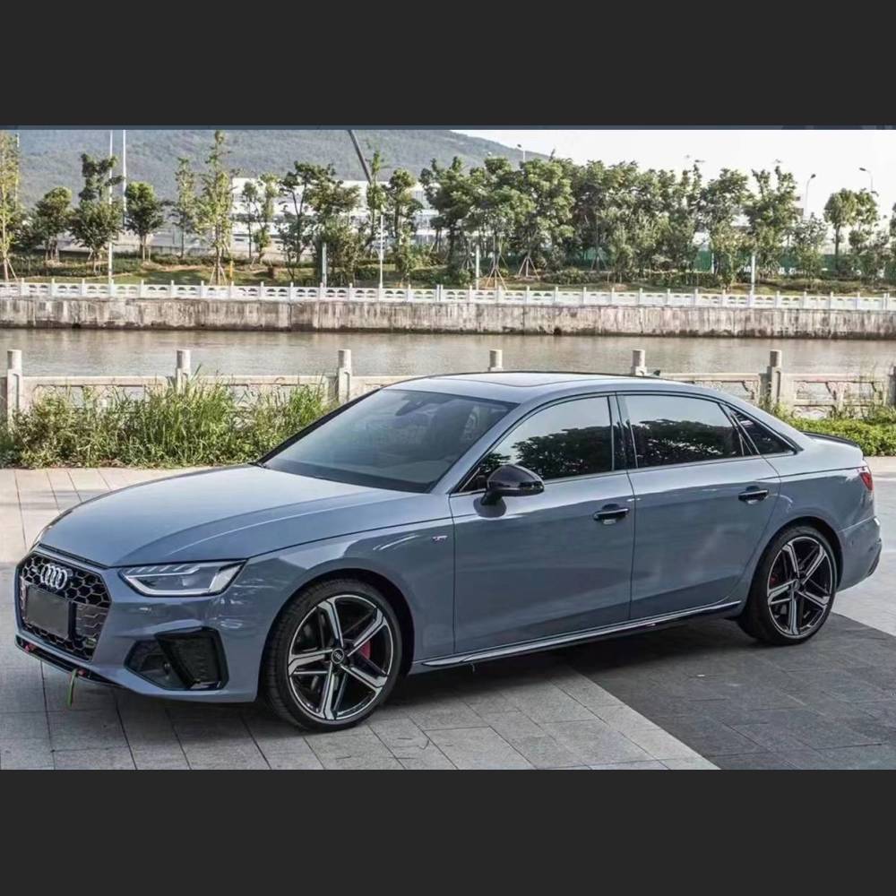 Ravoony Plus Glossy Crystal Cement Grey Car Wrap