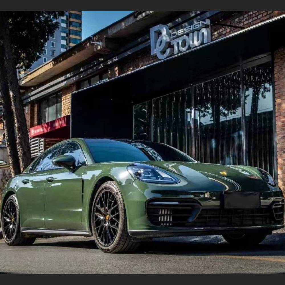 Ravoony Plus Glossy Olive Light Green Car Wrap