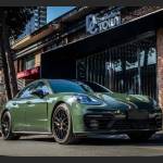 Ravoony Plus Glossy Olive Light Green Car Wrap