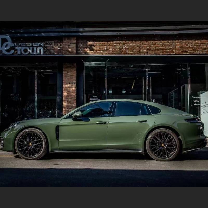Ravoony Plus Glossy Olive Light Green Car Wrap