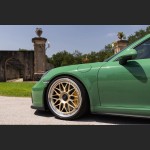 Ravoony Plus Porsche Gloss Olive Green Vinyl Car Wrap
