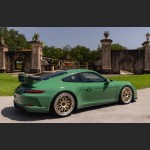 Ravoony Plus Porsche Gloss Olive Green Vinyl Car Wrap