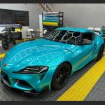 Ravoony Plus Gloss Metal Paint Lake Blue Car Wrap