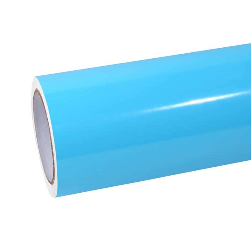 Ravoony Basic Glossy Crystal Sky Blue Car Wrap