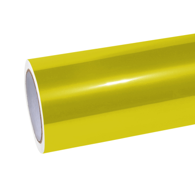 Ravoony Basic Glossy Metallic BMW M4 Paint Lemon Yellow Car Wrap 01