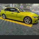 Ravoony Basic Glossy Metallic BMW M4 Paint Lemon Yellow Car Wrap