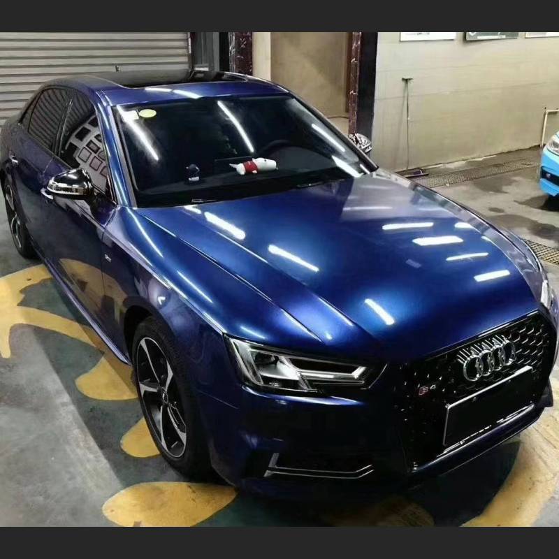 Ravoony Plus Glossy Metallic Intergalactic Blue Car Wrap
