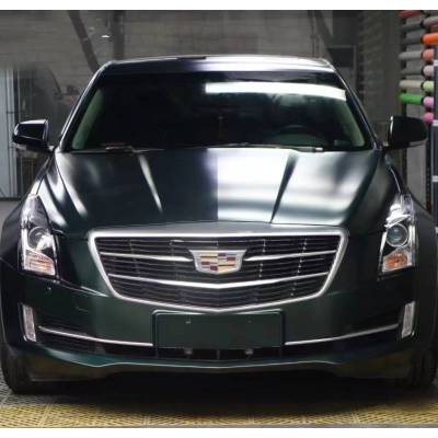 Ravoony Plus Matte Heavy Metallic Midnight Green Car Vinyl Wrap 02