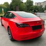 Ravoony Plus Glossy Metallic Paint China Red Vinyl Car Wrap