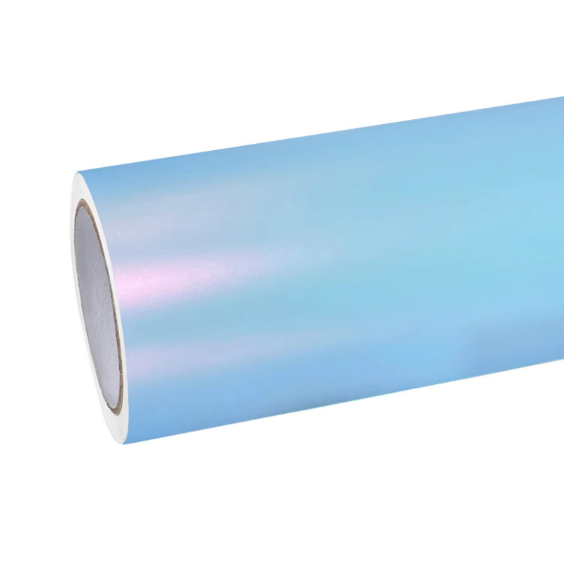 Ravoony Plus PET Matte Twin Pink Blue Car Vinyl Wrap