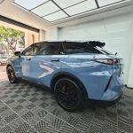 Ravoony Basic Glossy Crystal Cement Grey Car Wrap 