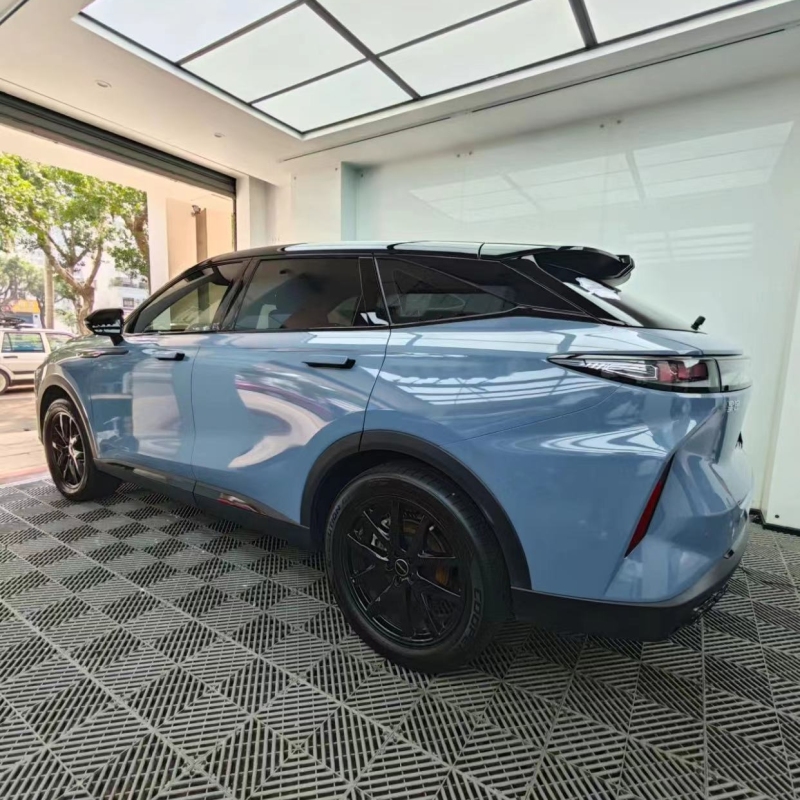 Ravoony Basic Glossy Crystal Cement Grey Car Wrap 