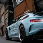 Ravoony Plus Glossy Meisen Blue Car Vinyl Wrap