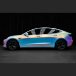 Time-Limited Sale Ravoony Plus Matte Holographic Rainbow Neo Chrome Car Vinyl Wrap