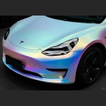 Time-Limited Sale Ravoony Plus Matte Holographic Rainbow Neo Chrome Car Vinyl Wrap