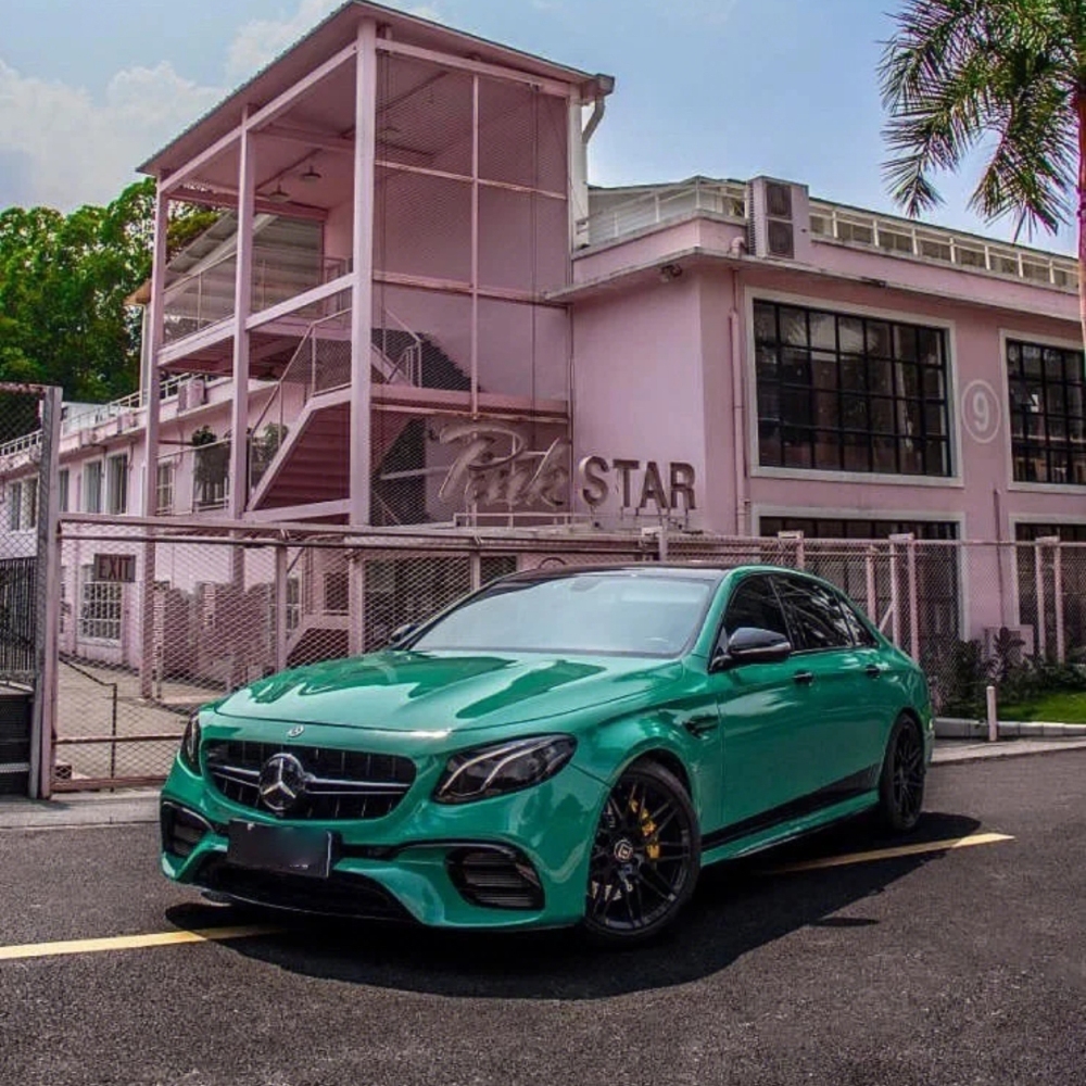 Ravoony Basic Gloss Vintage Green Car Viny Wrap