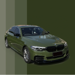 Ravoony Basic Glossy Olive Light Green Car Wrap