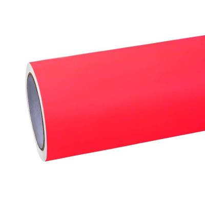 Ravoony Plus Ultimate Flat Fluorescent Pink Car Vinyl Wrap BMW 3 Series Wrap 01