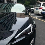 Ravoony Basic Glossy Crystal Black Car Vinyl Wrap