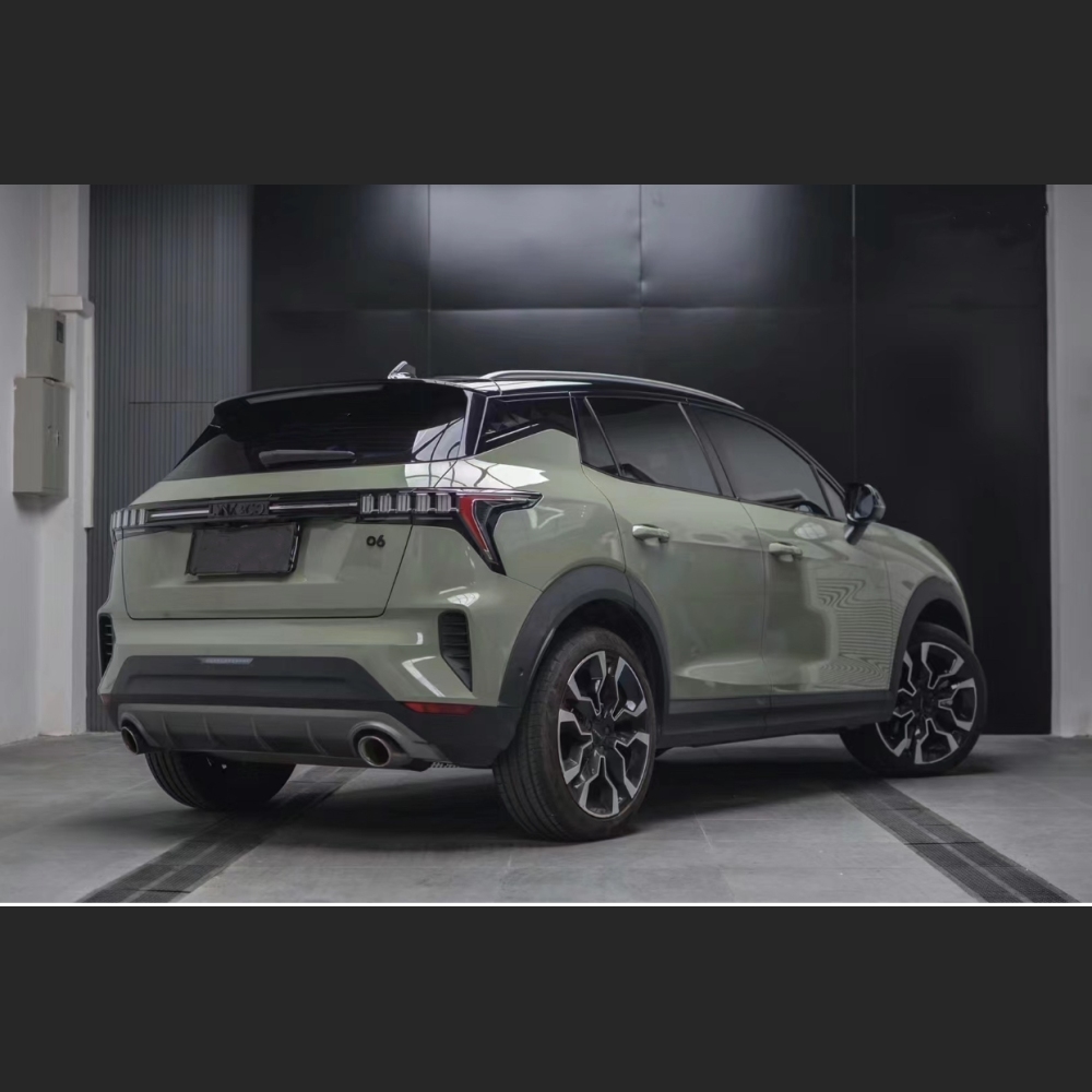 Ravoony Basic Gloss Khaki Green Car Vinyl Wrap