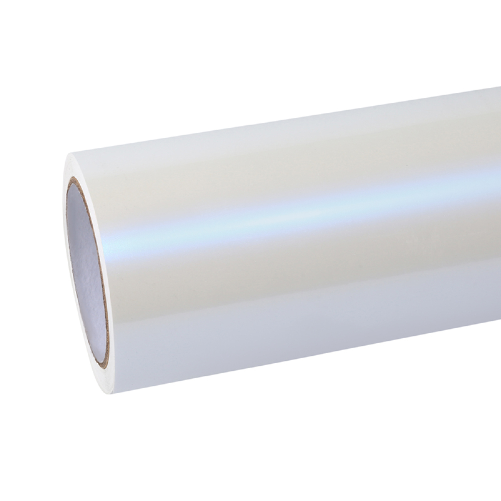 Ravoony Plus Glossy White to Blue Car Vinyl Wrap