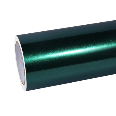  Ravoony Plus Glossy Royal Green Vinyl Car Wrap 01