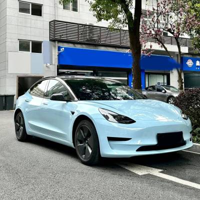  Ravoony Pro TPU Glossy Crystal Glacier Blue PPF Film 02