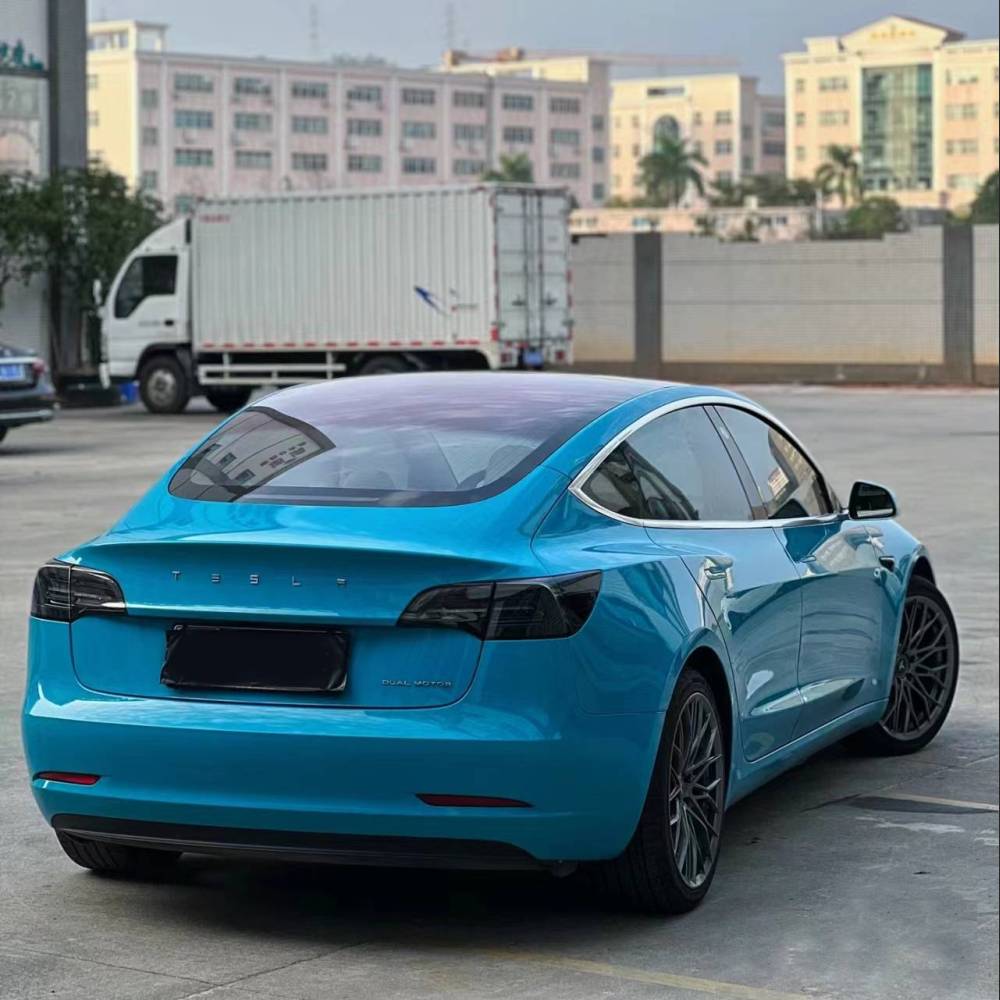 Ravoony Pro TPU Glossy Miami Blue PPF Film